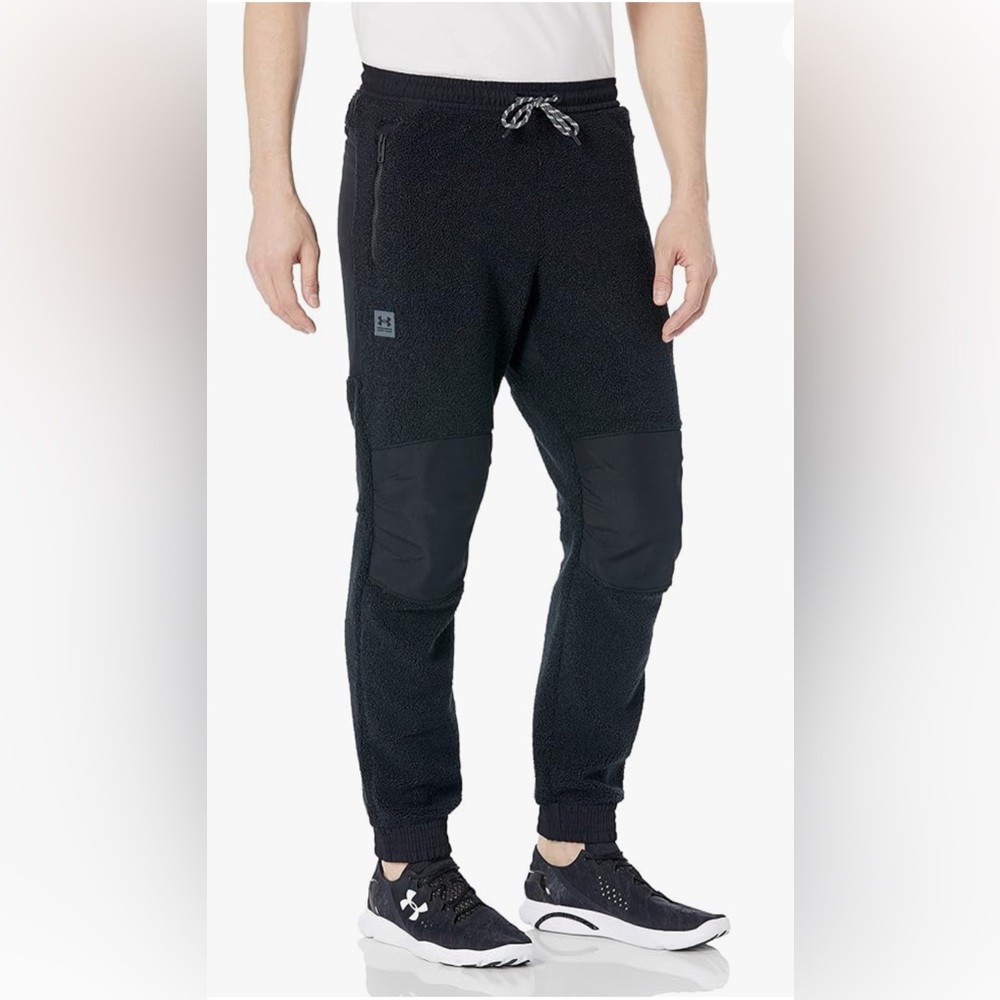 NEW Under Armour  Black Mission Boucle Swacket Pants Size 3XL